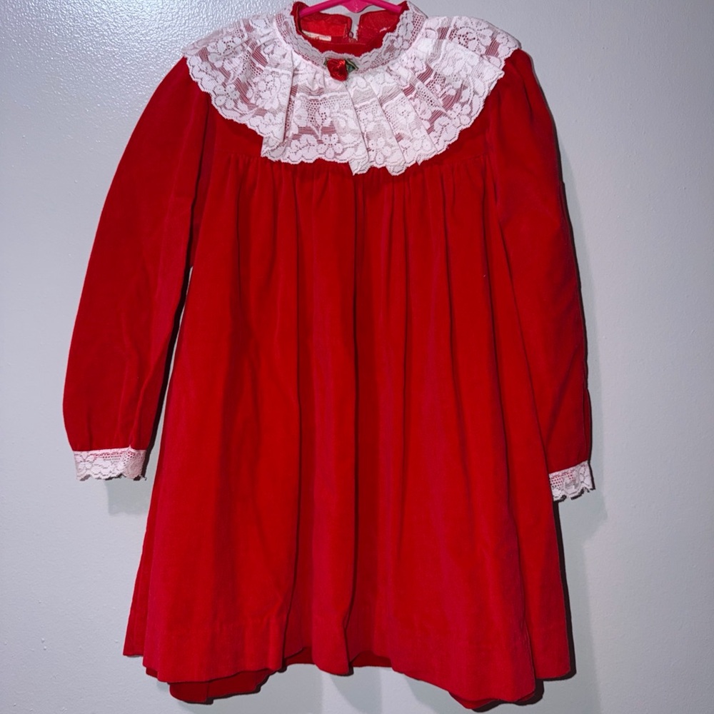 Vtg Good Lad of Philadelphia Red Dress  Size 6